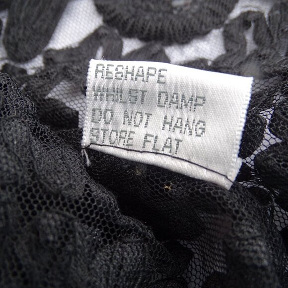 NWT Celsa Black Lace Open Work Cardigan XXL - Picture 14 of 16